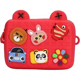 ubersweet Kids Camera Storage Bag Cute Looking Lightweight Kids Bag for Party Gift (Red)-picture-40
