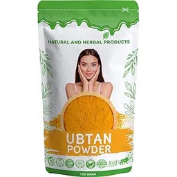 Ubtan Powder for Body | Skin Whitening | Evens Skin Tone | Dark Circle | Pimples | Face Mask Pack | Scrub | Bridal | Dulhan Special | Bath | Marriage | Haldi(100Gm) Turmeric, Sunnipindi Bath-picture-41