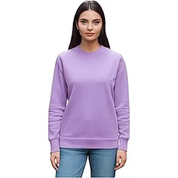 ug fashion Women's Crew Neck Sweatshirt, Long Sleeve, Ribbed Cuffs and Hem-picture-41