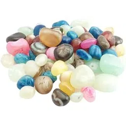 Ugaoo Onyx Mixed Colors Polished Pebbles for Indoor,Outdoor Gardening and Home Decor- 1 kg-picture-28