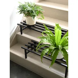 UGAOO Black 2 Pieces Metal Planter Stands-picture-18