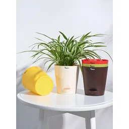 UGAOO Red & Brown 5 Pieces Self Watering Planters-picture-14