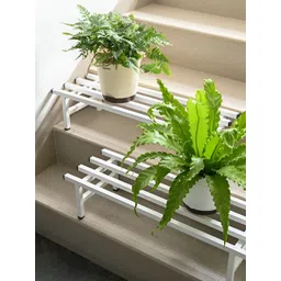 UGAOO White 2-pcs Metal Planter Stand-picture-13