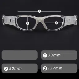 UJEAVETTE Football Basketball Glasses Anti Fog Wearable Tennis Cycling Sports Goggles Whitefootball accessories image 4