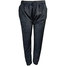 ukal Women Regular Fit Nightwear Velvet Printed Pyjama-picture-21