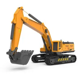 ukaxa Unbreakable JCB Excavator Construction Bulldozer Long Crane Toy Vehicle 3 Years-picture-16