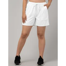 ULLAS Women Dri-FIT Regular Fit Mid-Rise Running Sports Shorts-picture-39