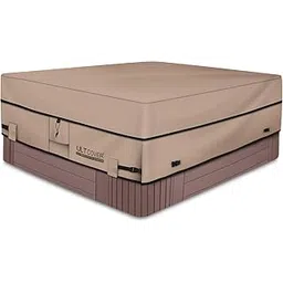 ULTCOVER Waterproof 600D Polyester Square Hot Tub Cover Outdoor SPA Covers 76 x 76 inch-picture-21