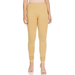 Ultra Soft Cotton Churidar Solid Regular and Plus Leggings for Womens and Girls-picture-10