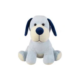 Ultra Kids Blue & White Colourblocked Cute Sitting Dog Soft Toy-picture-18