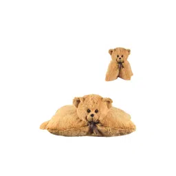 Ultra Kids Brown Cute Cat Soft Plush Folding Pillow Soft Toy-picture-18