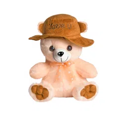 Ultra Kids Cream-Coloured & Brown Cap Teddy 9 Inch Soft Toy-picture-38