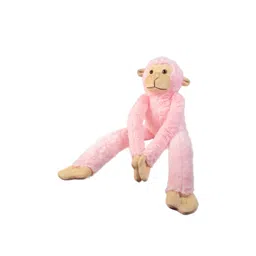 Ultra Kids Pink & Beige Hanging Long Monkey Stuffed Plush Soft Toy-picture-43