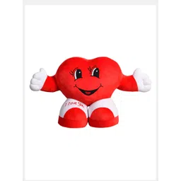 Ultra Kids Red & White Cute Eyes Standing Heart Soft Toy-picture-35