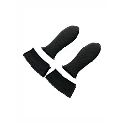 UMAI Black 4 Pieces Silicone Oven Gloves-picture-13