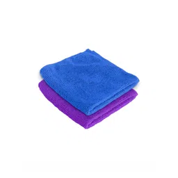 UMAI Blue & Purple 2 Pieces 400 GSM Bath Towels-picture-13