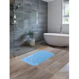 UMAI Blue Textured 240 GSM Anti-Skid Bath Mat-picture-31