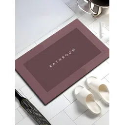 UMAI Mauve Printed 240 GSM Anti-Skid Bath Mat-picture-11
