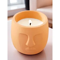 UMAI Peach-Coloured 1 pieces Jar Candle-picture-25