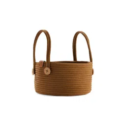 Umami Studio Brown Set of 1 Regular Tote Basket Organisers-picture-11