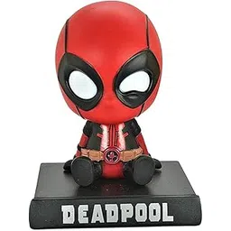 UMANI Super Hero Action Figure Limited Edition Bobblehead with Mobile Holder for Car Dashboard, Office Desk & Study Table (DE-AD-Pool)-picture-17