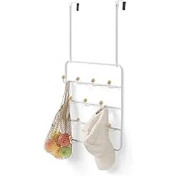 Umbra Estique Over-The-Door Multi-Use Organizer, White-picture-22
