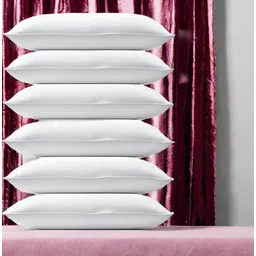 umila creation Microfibre Sleeping Pillow Pack of 6 Solid LUXURY-picture-17