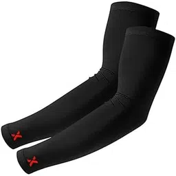 unaar Arm Sleeves - Black, Cotton Fabric for UV Protection, Cooling & Moisture-Wicking, Ideal for Outdoor Sports, Fitness, and Everyday Wear for Men & Women-picture-38