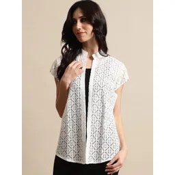 UnaOne Women Embroidered Shrug-picture-10