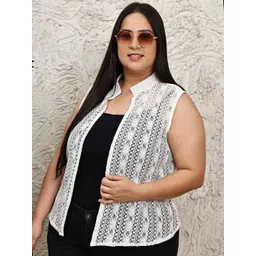 UnaOne Women Embroidered Shrug-picture-29