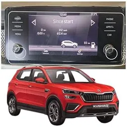 Unbreakable Screen Protector Compatible With Skoda Kushaq Touch Screen Infotainment -8 Inch (2022 Model With Rotary Switch) It'S Flexible Not A Glass for Navigation System-picture-17