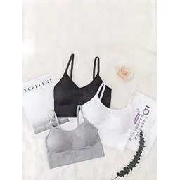 UNDER 1000 Women Pack of 3 Lightly Padded T-Shirt Bra-picture-24