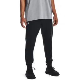 Under Armour Black Cotton Loose Fit Sports Joggers-picture-12