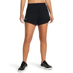Under Armour Black Loose Fit Logo Printed Sports Shorts-picture-21