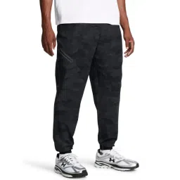 Under Armour Black Loose Fit Printed Sports Joggers-picture-25