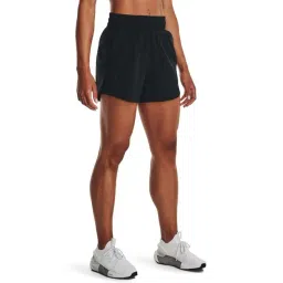 UNDER ARMOUR Black Mid Rise Sports Shorts-picture-42
