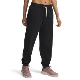 Under Armour Black Project Rock Icon Loose Fit Joggers image 1