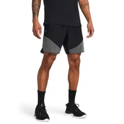 Under Armour Black Regular Fit Colour Block Sports Shorts-picture-33