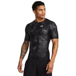 Under Armour Black Regular Fit Printed Sports T-Shirt-picture-25