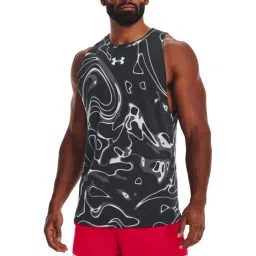 Under Armour Black Regular Fit Printed Tank Tee-picture-48