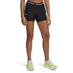 Under Armour Black Relaxed Fit Sports Shorts-picture-25