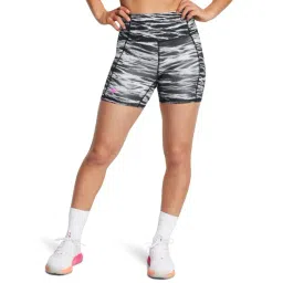 Under Armour Black Slim Fit Printed Sports Shorts-picture-39