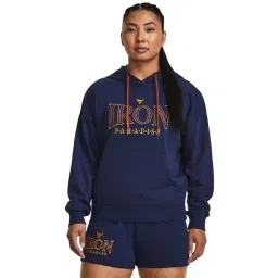 UNDER ARMOUR Blue Cotton Embroidered Sports Sweatshirt-picture-30