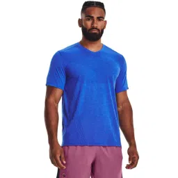 Under Armour Blue Muscle Fit Printed Sports T-Shirt-picture-23