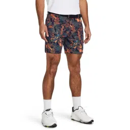 Under Armour Blue Regular Fit Printed Shorts-picture-38
