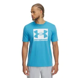 Under Armour Blue Regular Fit Printed Sports T-Shirt-picture-41