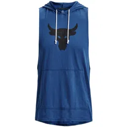 Under Armour Blue Regular Fit Printed Tank Tee image 3