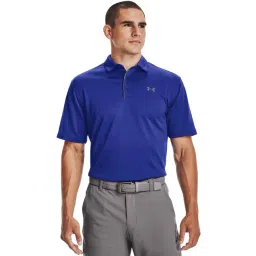 Under Armour Blue Regular Fit Sports Polo-picture-17