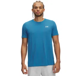 Under Armour Blue Seamless Vanish Slim Fit T-Shirt-picture-22