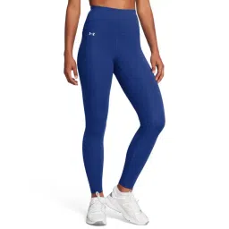 Under Armour Blue Slim Fit Logo Printed Sports Tights-picture-30